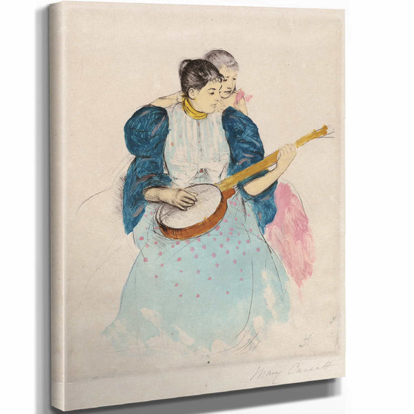 Mary Cassatt The Banjo Lesson By Mary Cassatt