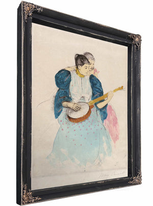 The Banjo Lesson By Mary Cassatt