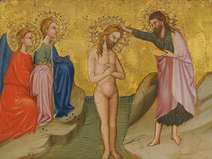 Cecco Di Pietro The Baptism Of Christ By Cecco Di Pietro