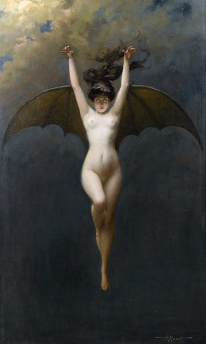 Albert Joseph Penot The Bat Woman By Albert Joseph Penot