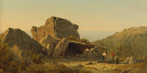 Sanford Robinson Gifford The Camp On Mansfield Mountain Vermont By Sanford Robinson Gifford