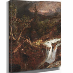 Jasper Francis Cropsey The Clove  A Storm Scene In The Catskill Mountains By Jasper Francis Cropsey