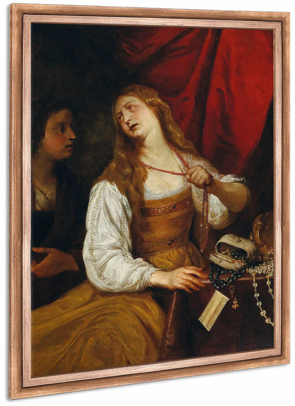 The Conversion Of Mary Magdalene By Giovanni Andrea De Ferrari