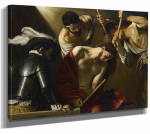 Caravaggio The Crowning With Thorns By Caravaggio