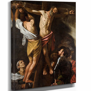 Caravaggio The Crucifixion Of Saint Andrew (1606–7) By Caravaggio