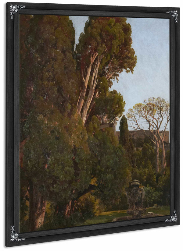 The Cypresses At The Villa Deste At Tivoli By Worthington Whittredge