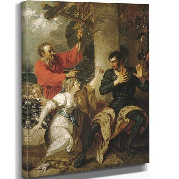 Benjamin West The Damsel And Orlando By Benjamin West