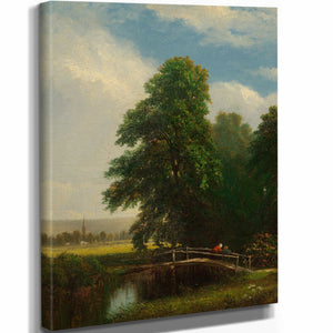 Sanford Robinson Gifford The Darent River Kent England By Sanford Robinson Gifford