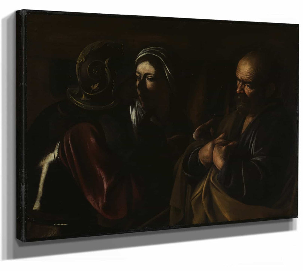 Caravaggio The Denial Of Saint Peter By Caravaggio