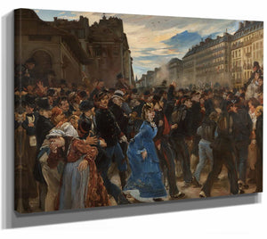 Alfred Dehodencq The Departure Of Mobiles In July 1870 By Alfred Dehodencq