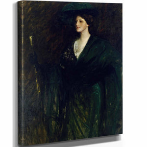 William Merritt Chase The Emerald Lady By William Merritt Chase