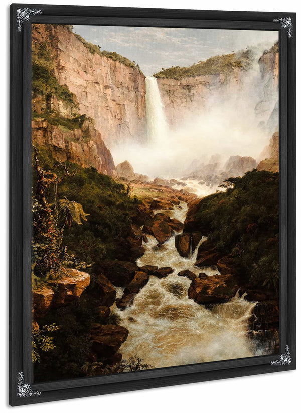 The Falls Of The Tequendama Near Bogota New Granada By Frederic Edwin Church