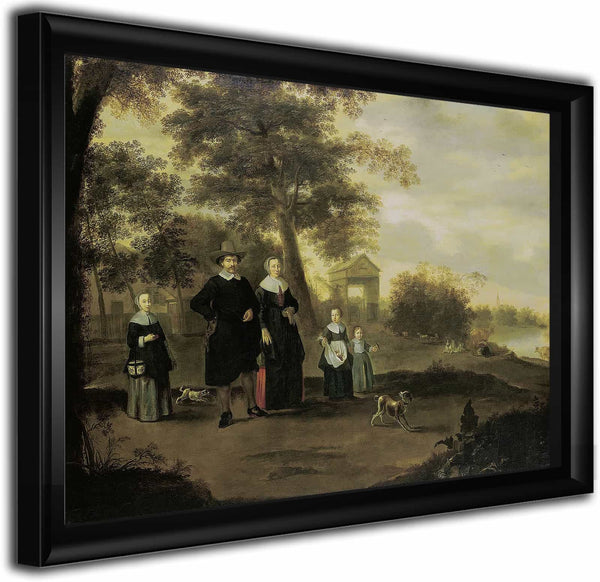 The Family Of Preacher Reinier Halma In Langerak On The Lek By Jacques Muller