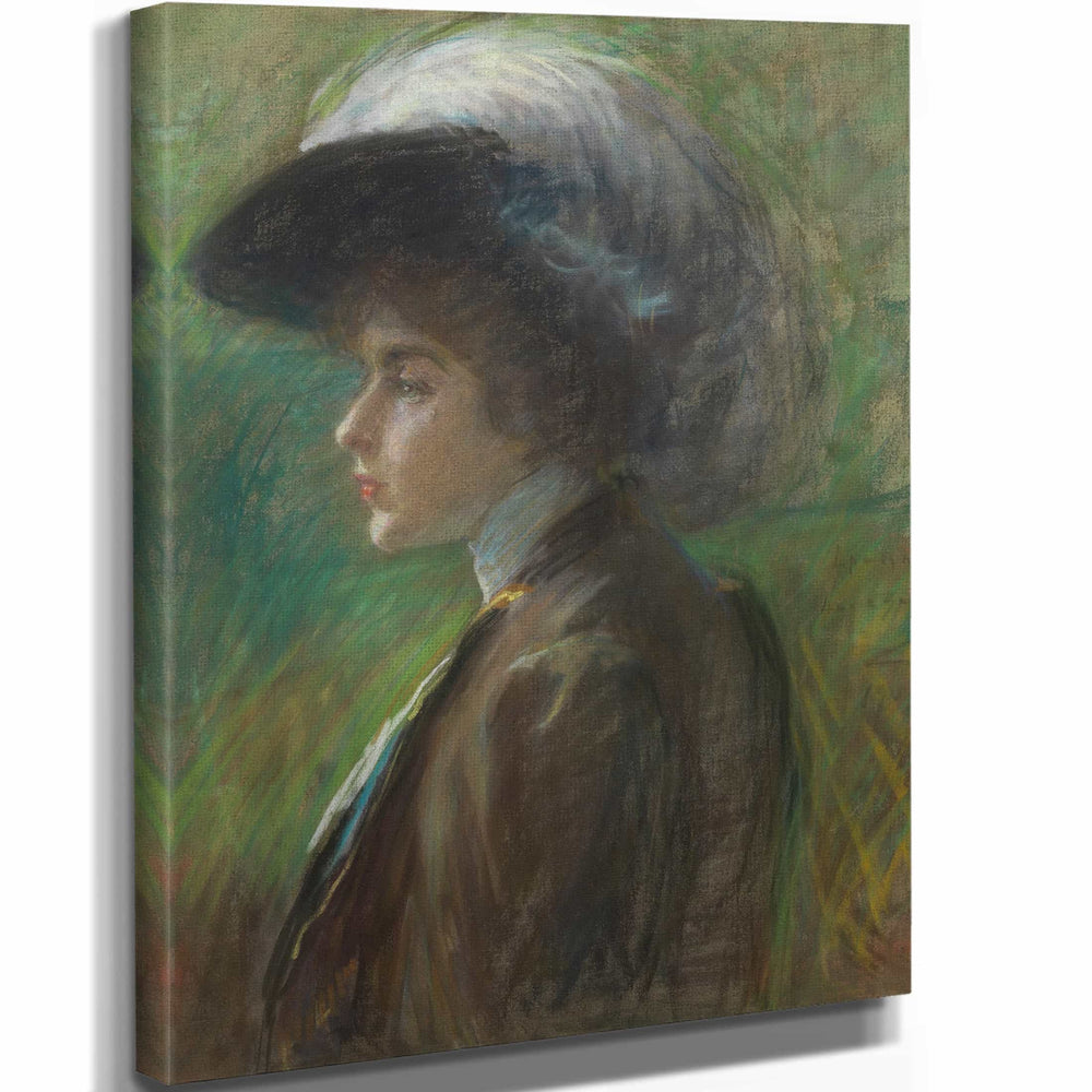 Alice Pike Barney The Feathered Hat By Alice Pike Barney