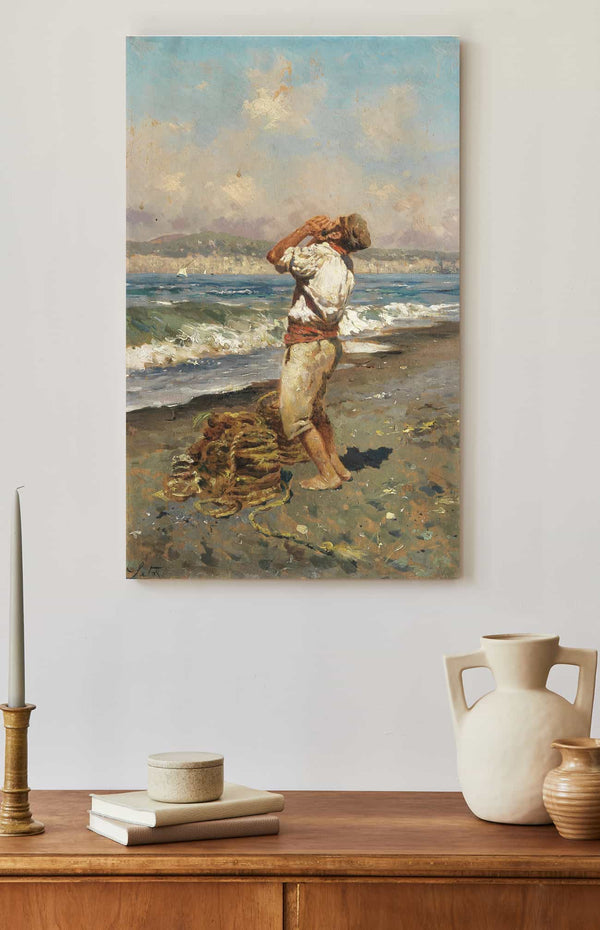 Antonino Leto The Fisherman By Antonino Leto