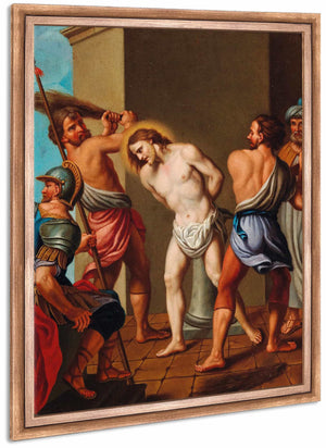 The Flagellation Of Christ By Bolognese School