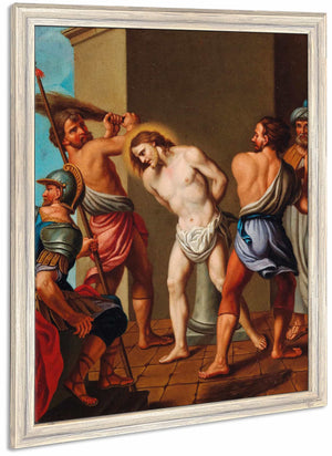 The Flagellation Of Christ By Bolognese School