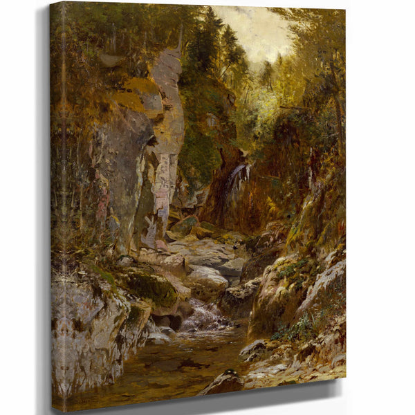 Alexander Helwig Wyant The Flume Opalescent River Adirondacks By Alexander Helwig Wyant