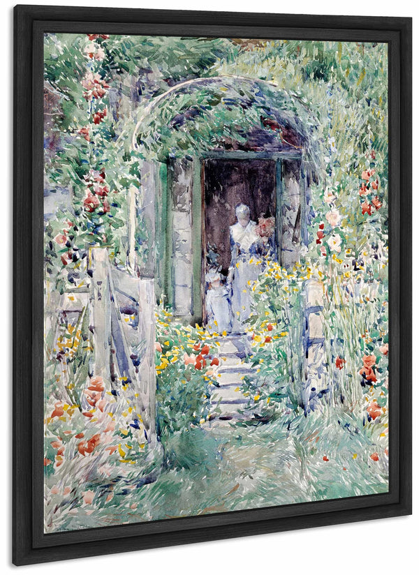 The Garden In Its Glory By Childe Hassam