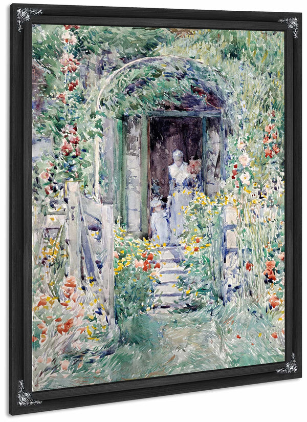 The Garden In Its Glory By Childe Hassam