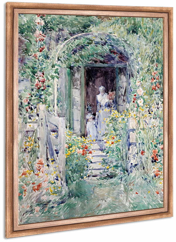 The Garden In Its Glory By Childe Hassam