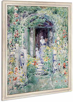 The Garden In Its Glory By Childe Hassam