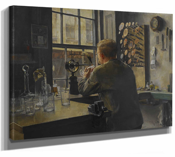 Charles Frederic Ulrich The Glass Engraver By Charles Frederic Ulrich