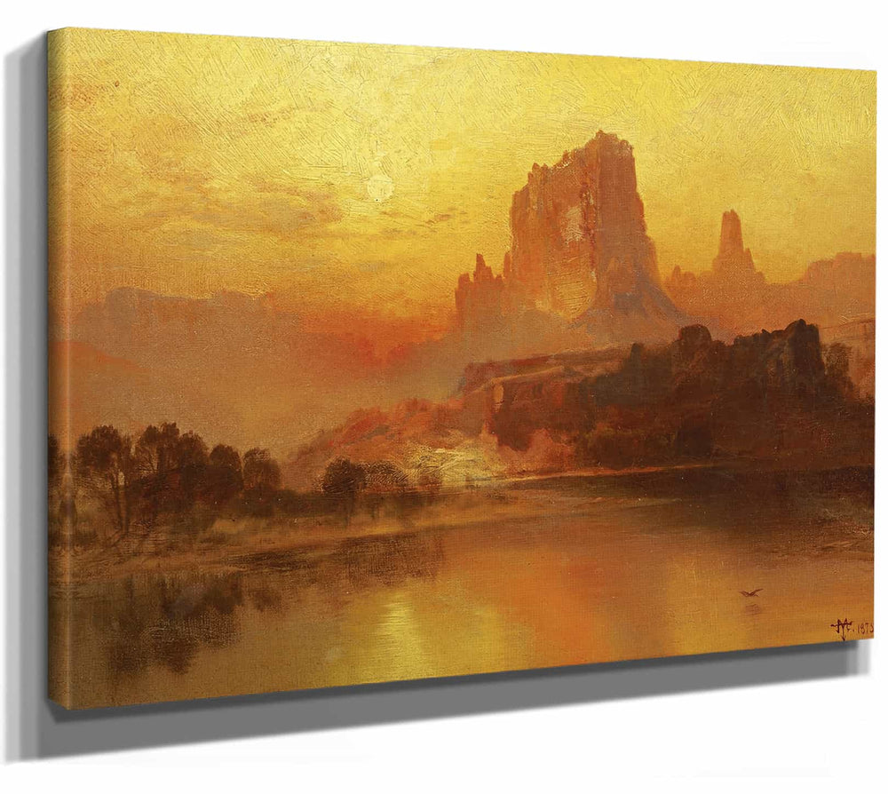 Thomas Moran The Golden Hour By Thomas Moran