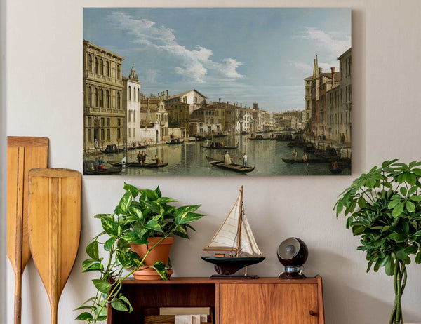 Canaletto The Grand Canal In Venice From Palazzo Flangini To Campo San Marcuola By Canaletto