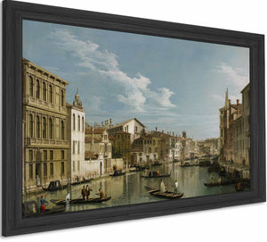 The Grand Canal In Venice From Palazzo Flangini To Campo San Marcuola By Canaletto