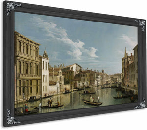 The Grand Canal In Venice From Palazzo Flangini To Campo San Marcuola By Canaletto