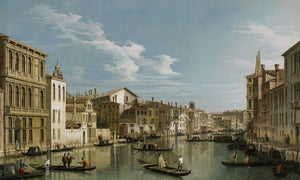 Canaletto The Grand Canal In Venice From Palazzo Flangini To Campo San Marcuola By Canaletto