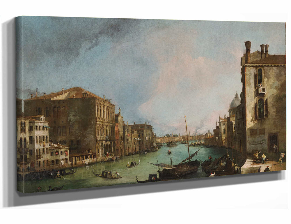 Canaletto The Grand Canal In Venice With The Palazzo Corner Cagrande By Canaletto