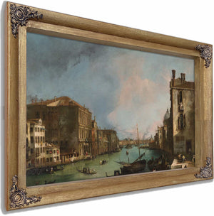 The Grand Canal In Venice With The Palazzo Corner Cagrande By Canaletto