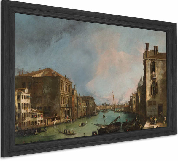 The Grand Canal In Venice With The Palazzo Corner Cagrande By Canaletto