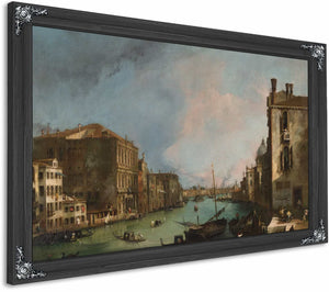 The Grand Canal In Venice With The Palazzo Corner Cagrande By Canaletto