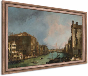 The Grand Canal In Venice With The Palazzo Corner Cagrande By Canaletto