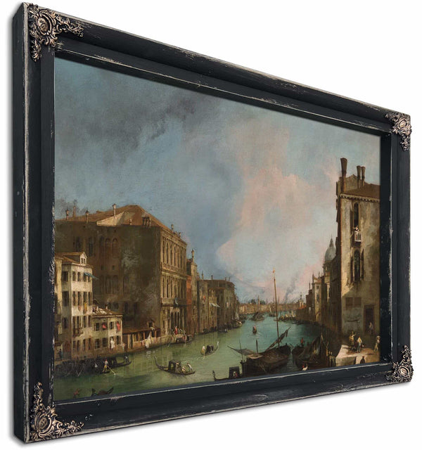 The Grand Canal In Venice With The Palazzo Corner Cagrande By Canaletto