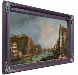 The Grand Canal In Venice With The Palazzo Corner Cagrande By Canaletto