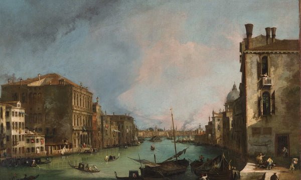 Canaletto The Grand Canal In Venice With The Palazzo Corner Cagrande By Canaletto