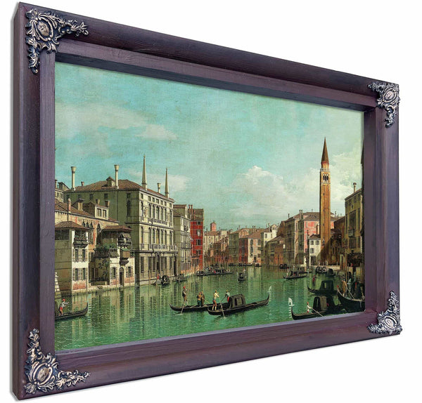 The Grand Canal Venice Looking Southeast With The Campo Della Carita To The Right By Canaletto