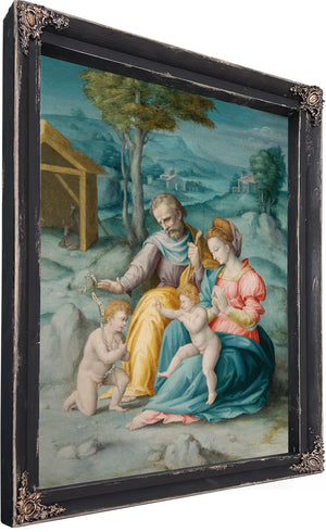 The Holy Family With The Infant Saint John The Baptist By Bacchiacca