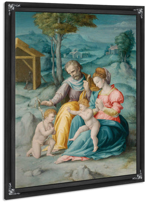 The Holy Family With The Infant Saint John The Baptist By Bacchiacca