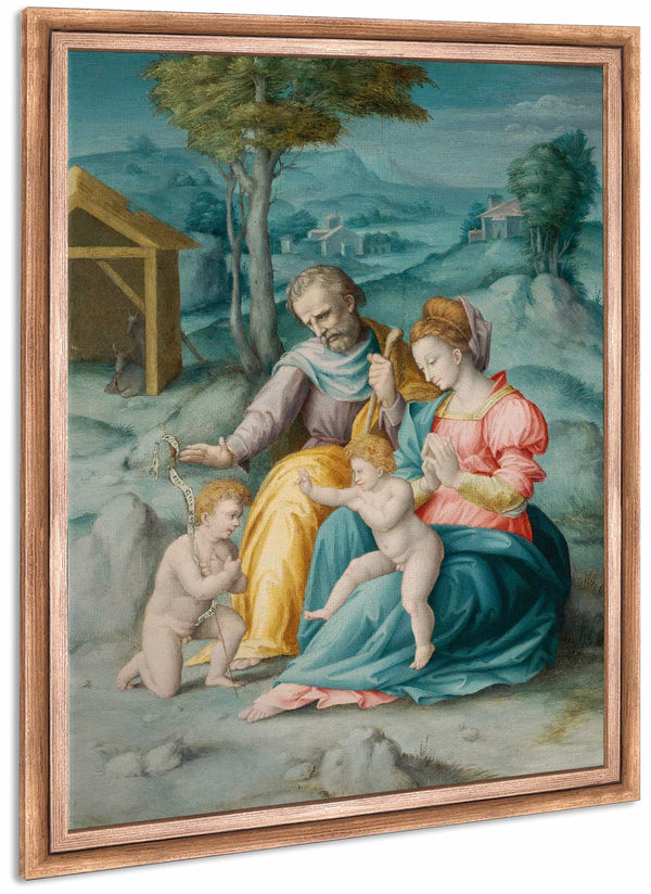 The Holy Family With The Infant Saint John The Baptist By Bacchiacca