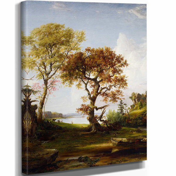 Jasper Francis Cropsey The Hudson At Piermont By Jasper Francis Cropsey