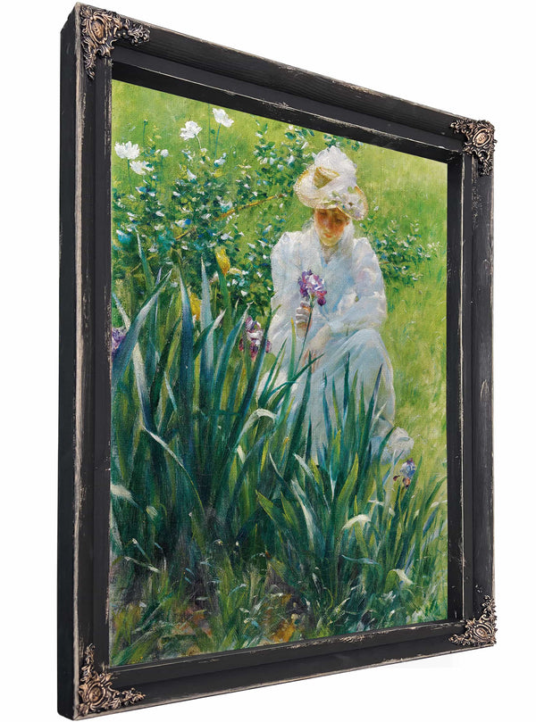 The Iris Bed By Charles Courtney Curran