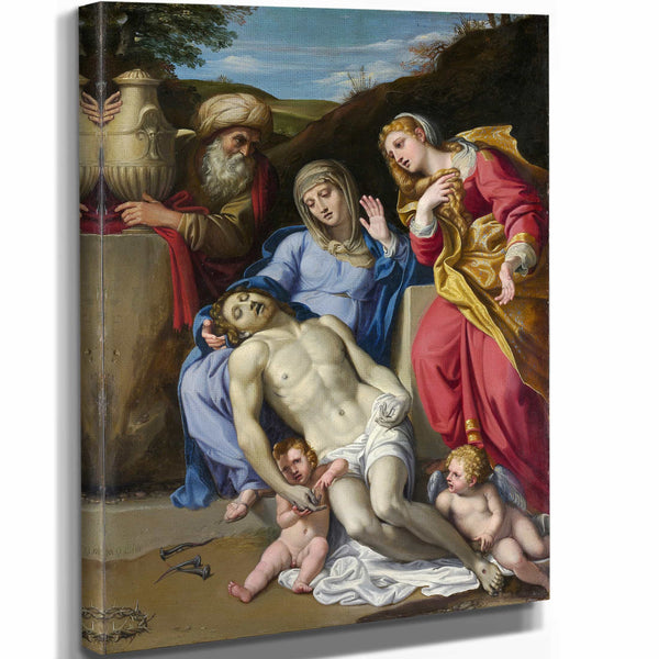 Domenichino The Lamentation By Domenichino