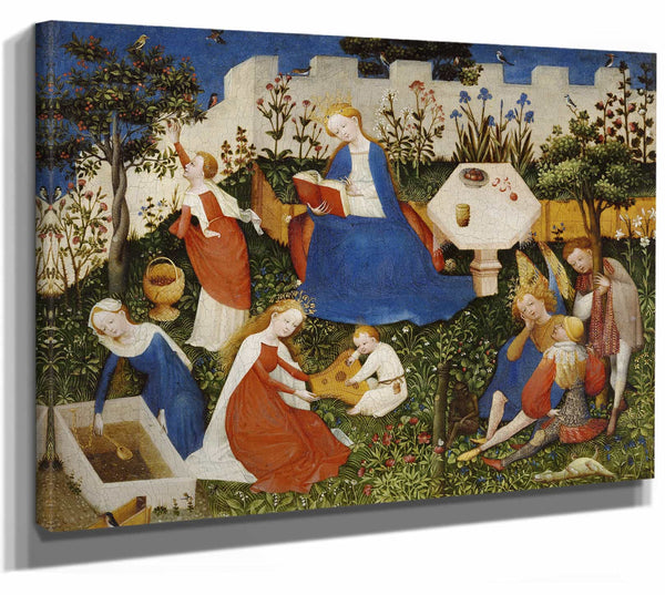 Upper Rhenish Master The Little Garden Of Paradise (Ca 1410 – 1420) By Upper Rhenish Master