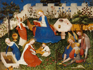 Upper Rhenish Master The Little Garden Of Paradise (Ca 1410 – 1420) By Upper Rhenish Master