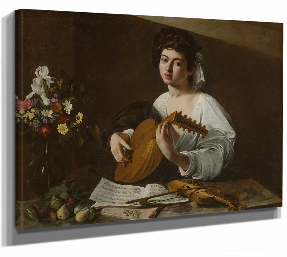 Caravaggio The Lute Player By Caravaggio